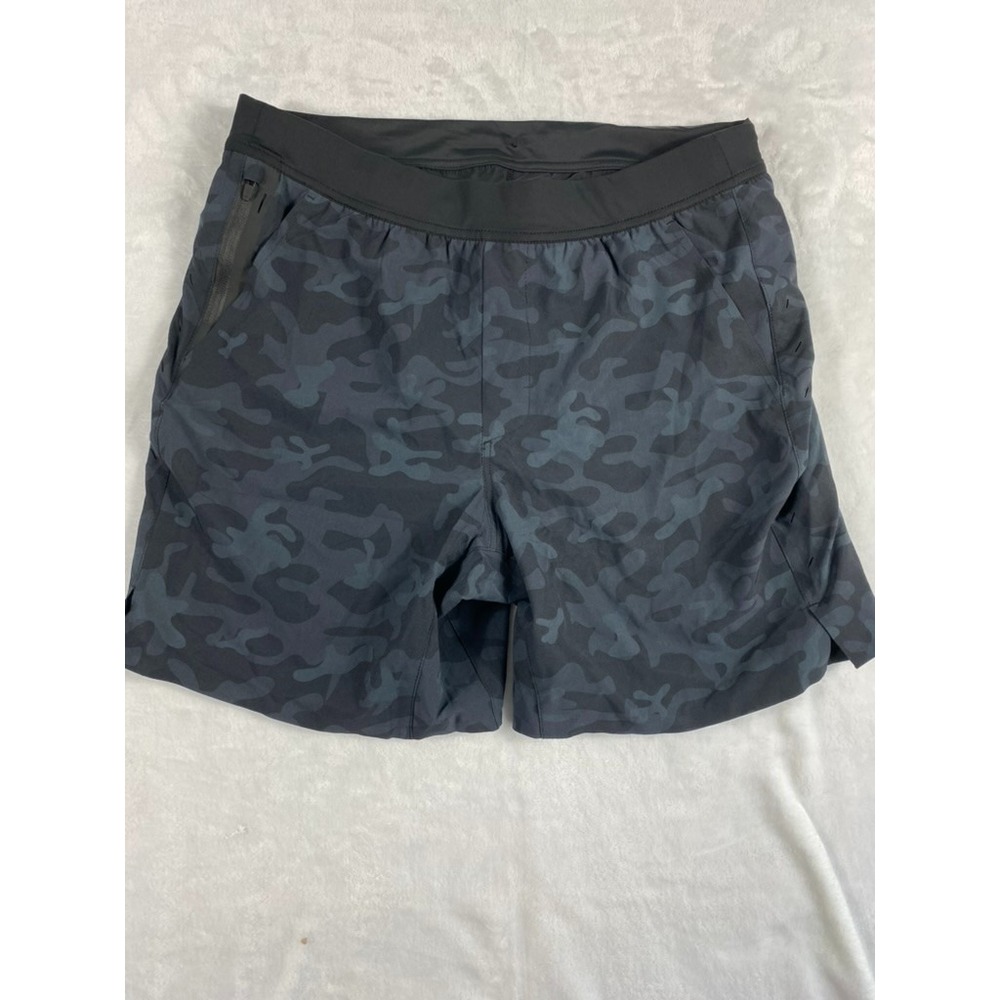NWOT Ten Thousand The Interval Short Sz L Black Camo Lined Crossfit Gym MSRP $88